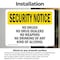 Signmission No Drugs Dealers Weapons Drinking OSHA Security Notice Sign, Vinyl Decal, 10in W x 7in L, 2PK OS-2PACK-SN-D-710-L-11599 - alternate 6